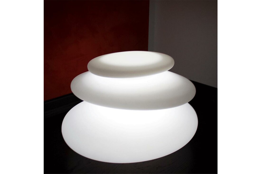 Designlampe Loungedeko LED Lounge Leuchtstein STONED LED Deko Gartenlampe 